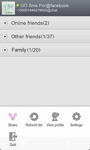 GO短信Facebook Chat插件截图3