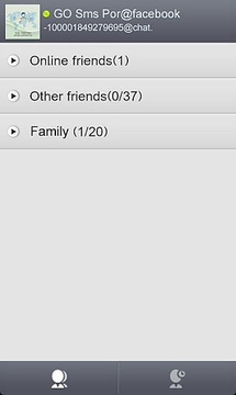 GO短信Facebook Chat插件截图