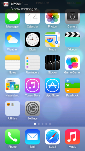 iOS7风格通知栏截图4