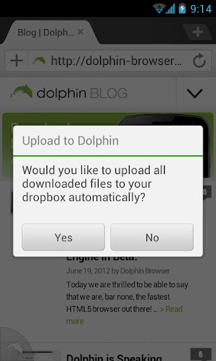 Dolphin: Dropbox Add-on截图1