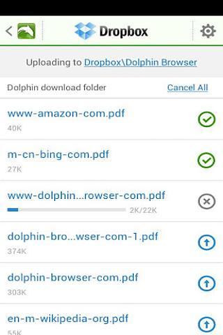 Dolphin: Dropbox Add-on截图4