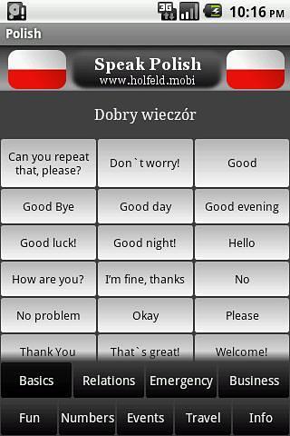 Speak Polish Free截图1