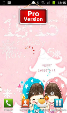 White Christmas Live Wallpaper截图