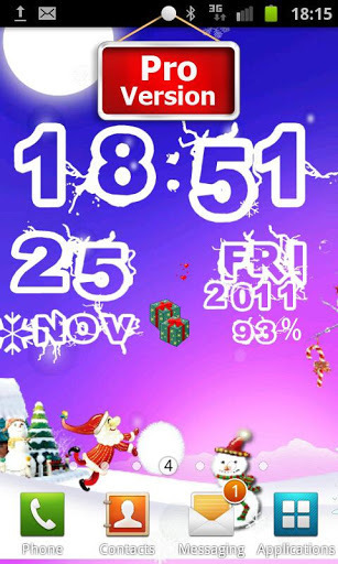 White Christmas Live Wallpaper截图2