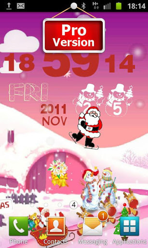 White Christmas Live Wallpaper截图3