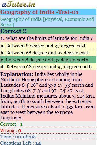 Geography of India Quiz截图2