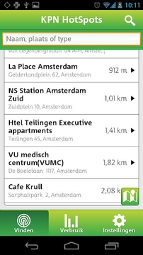 KPN HotSpots截图