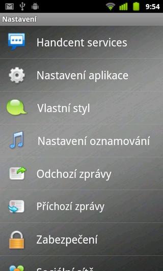 Handcent SMS Czech Language Pa截图4