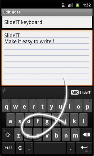 SlideIT keyboard ICS skin截图1