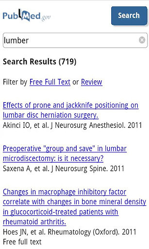 PubMed search截图1