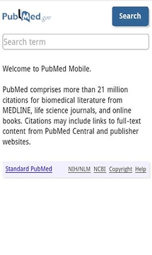 PubMed search截图