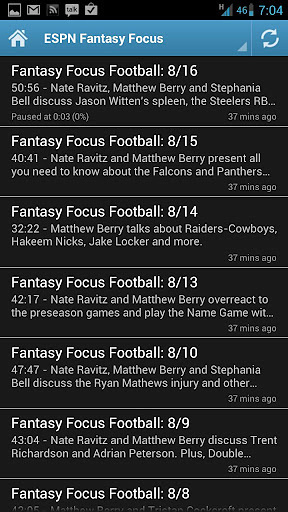 Fantasy Football News Podcasts截图4