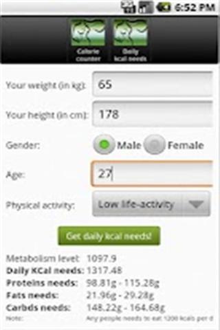 WeightOptimus - Simple Calorie Counter截图2