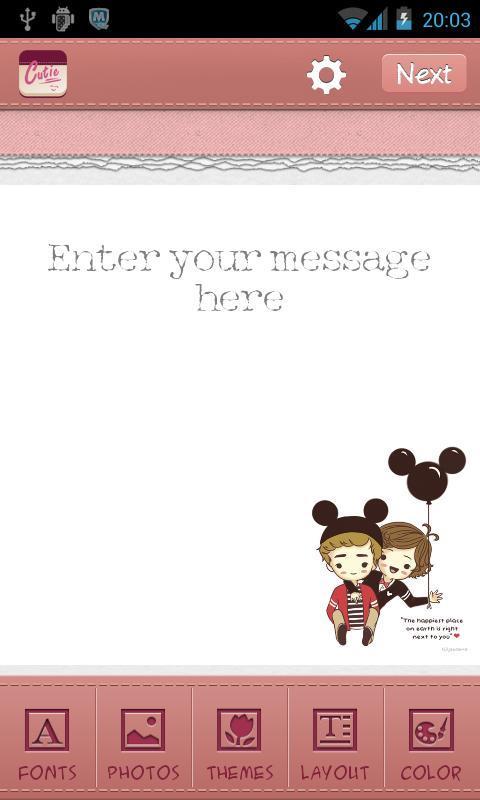 One Direction Pack For Textcutie截图1