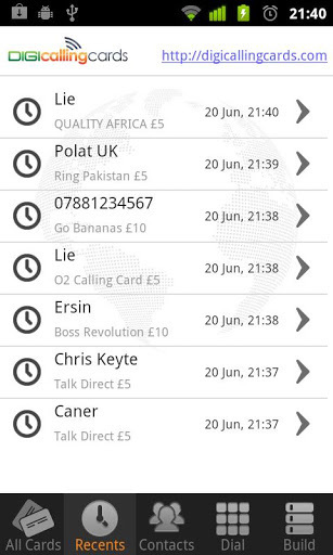 Digi Calling Cards Dialer截图4