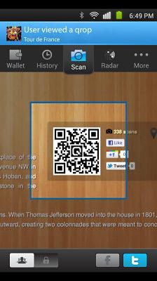 Qropit Social QR Code Reader 1.1截图3