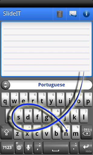 葡萄牙 - SlideIT键盘截图2