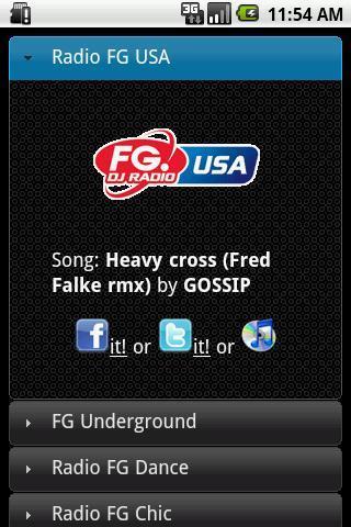 Radio FG USA Application截图1