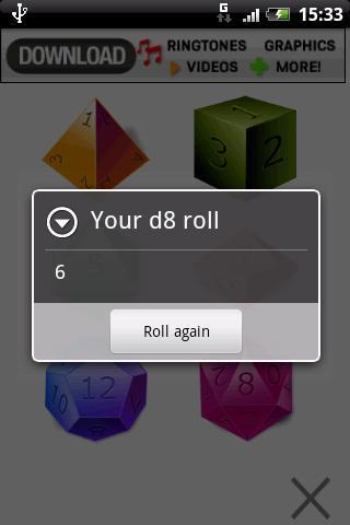 Role Playing Dice FREE截图2