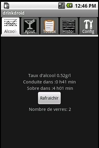 DrinkDroid BAC calculator截图4