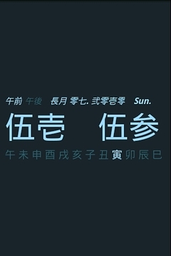 汉字时钟截图