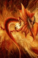 Dragon Flames Live Wallpaper 2截图1