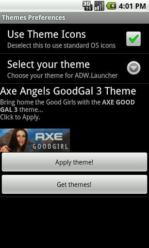 Axe Angel Good Gal 3 Theme截图1