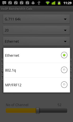 VoIP Bandwidth Calc截图5