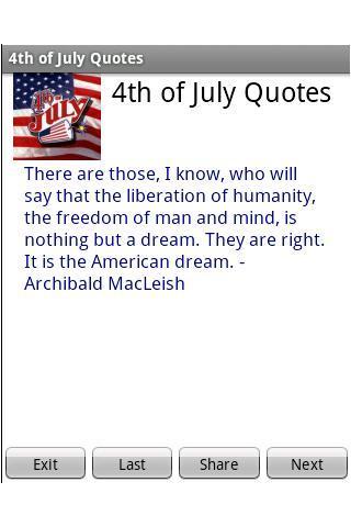 4th of July Quotes截图2