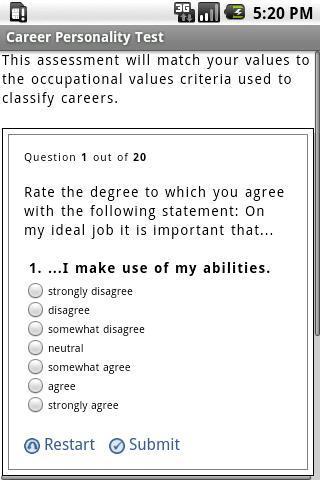 Career Personality Test截图3