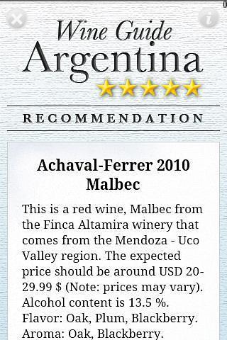 Wine Guide Argentina截图4