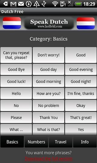 Speak Dutch Free截图2