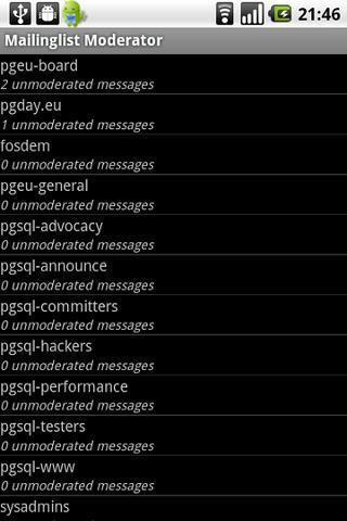 Mailinglist Moderator截图1