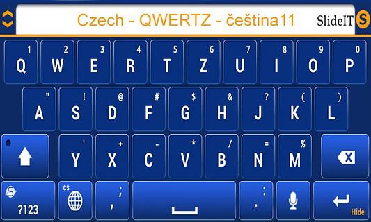 SlideIT Czech QWERTZ Pack截图5