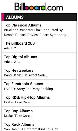 Billboard Top 100截图4