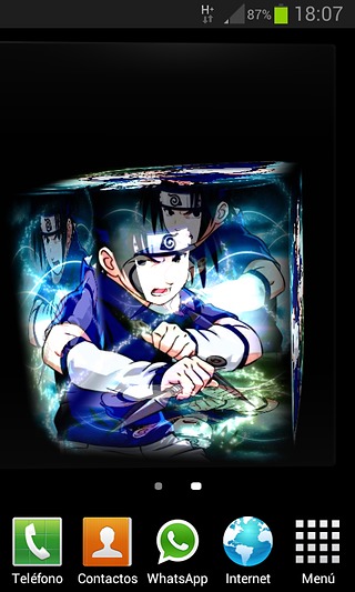 3D Sasuke Chidori LWP截图2