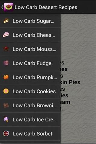 低碳水化合物甜品食谱截图2