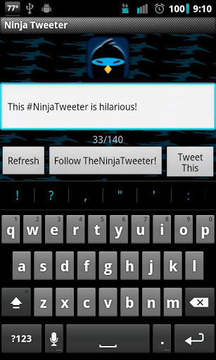 Ninja Tweeter!截图3