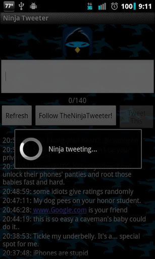 Ninja Tweeter!截图4