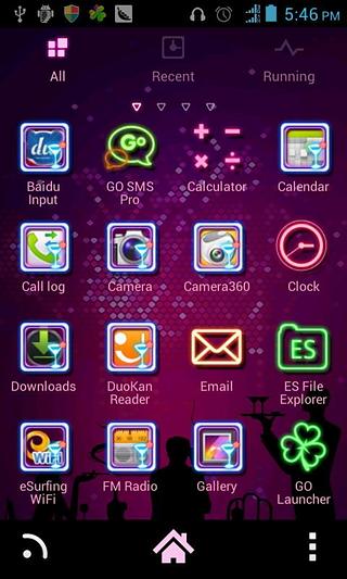 Club GO Launcher Getjar Theme截图3