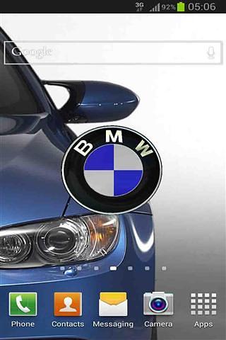 3D BMW徽标动态壁纸截图2