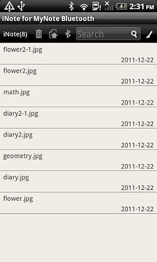 iNote for MyNote Bluetooth截图3