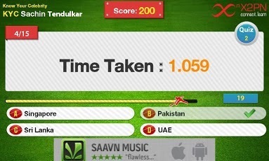 Howzzat! Sachin Cricket Quiz截图3