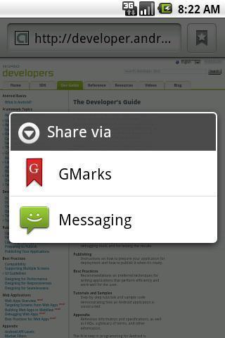GMarks (Google Bookmarks)截图3