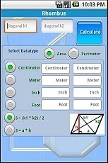 Calculator Area & Perimeter截图1