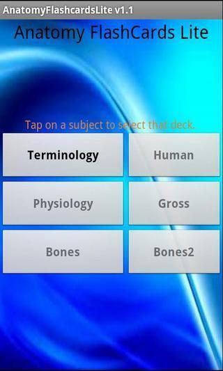 Anatomy Flashcards Lite截图2