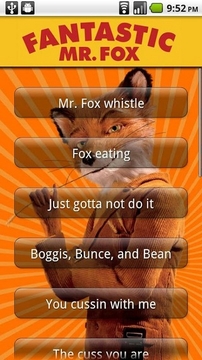 Fantastic Mr. Fox Soundboard截图