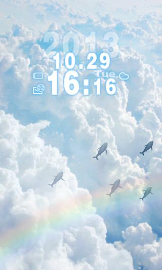 SeaOfClouds Live Locker Theme截图2