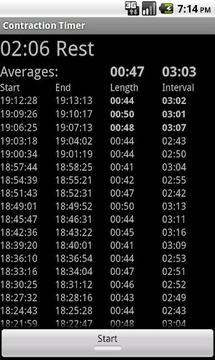 分娩收缩计时器 Contraction Timer截图