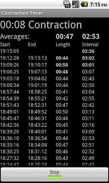 分娩收缩计时器 Contraction Timer截图